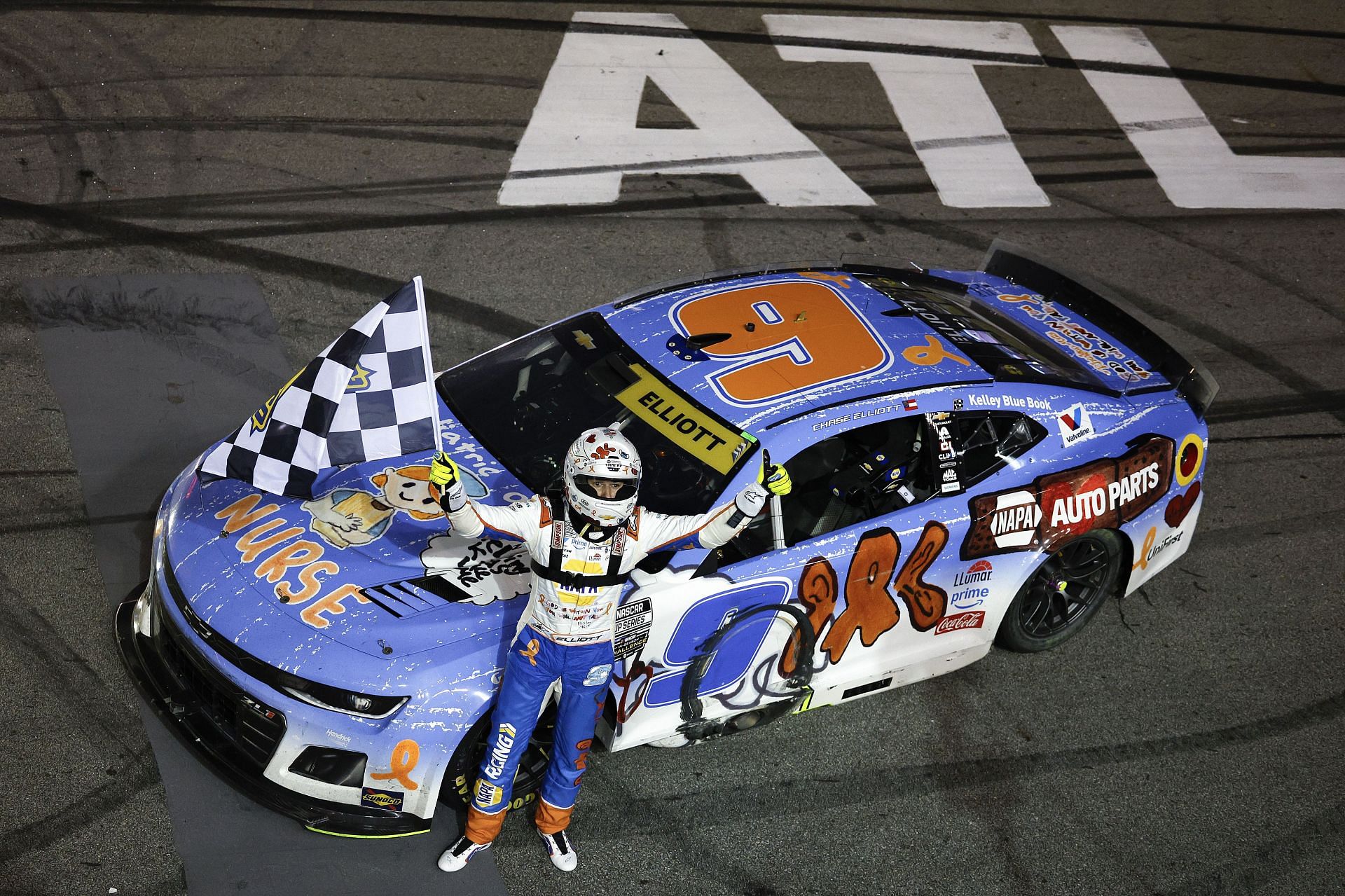Chase Elliott drives the #9 Chevrolet Camaro for Hendrick Motorsports - Source: Getty